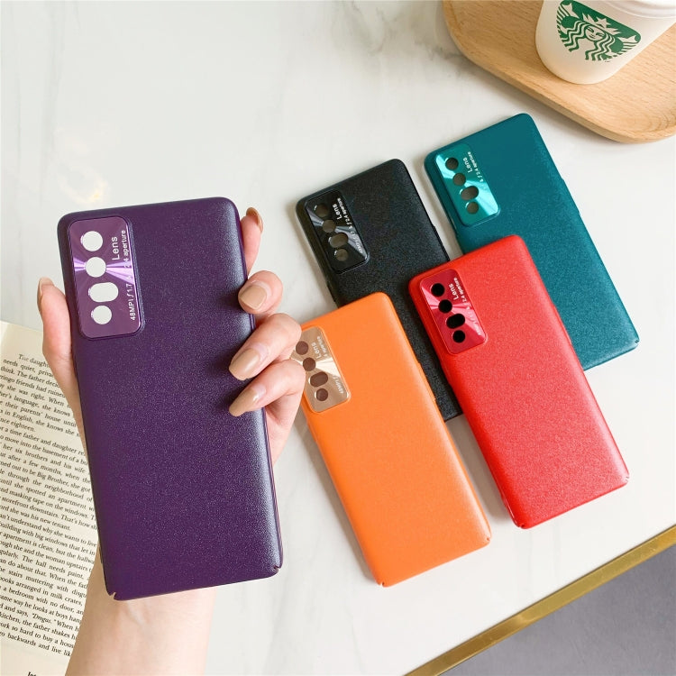 For OPPO Reno 3 Pro All-Inclusive Pure Prime Skin Plastic Case with Lens Ring Protection Cover