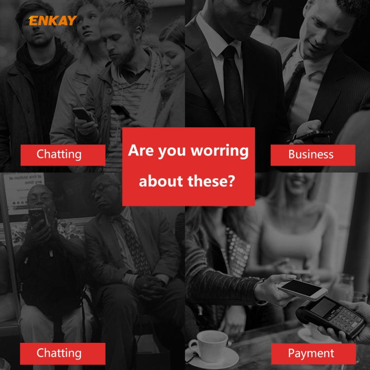 ENKAY Hat-Prince 0.26mm 9H 3D Curved Heat Bending Privacy Anti-spy Full Screen Tempered Glass Film