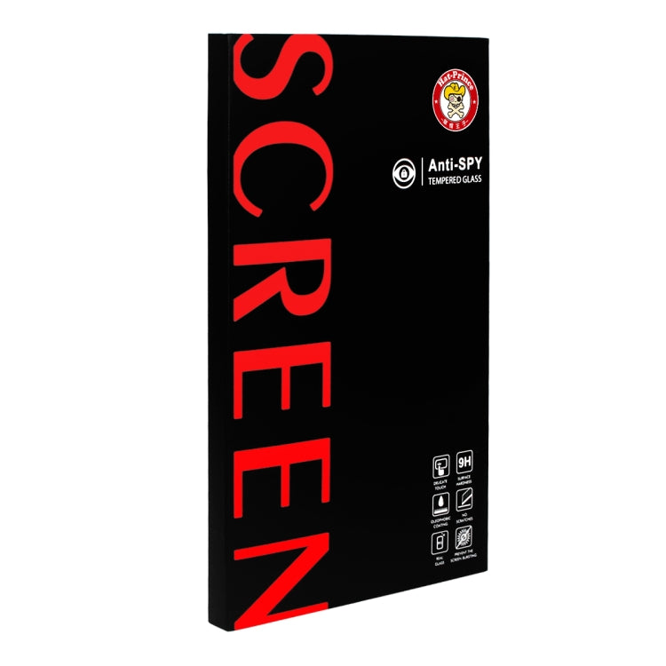 For OnePlus 8 ENKAY Hat-Prince 0.26mm 9H 3D Curved Heat Bending Privacy Anti-spy Full Screen Tempered Glass Film