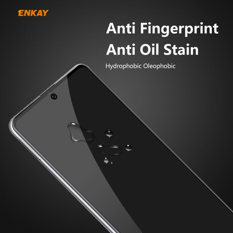 For Redmi Note 9S / Note 9 Pro  ENKAY Hat-Prince 0.26mm 9H 6D Privacy Anti-spy Full Screen Tempered Glass Film