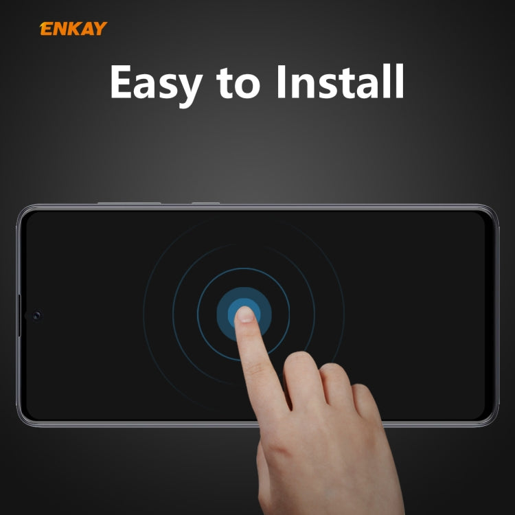 For Redmi Note 9S / Note 9 Pro  ENKAY Hat-Prince 0.26mm 9H 6D Privacy Anti-spy Full Screen Tempered Glass Film