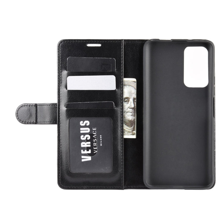 For Huawei Honor X10 5G R64 Texture Single Horizontal Flip Protective Case with Holder & Card Slots & Wallet& Photo Frame