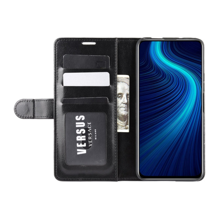 For Huawei Honor X10 5G R64 Texture Single Horizontal Flip Protective Case with Holder & Card Slots & Wallet& Photo Frame