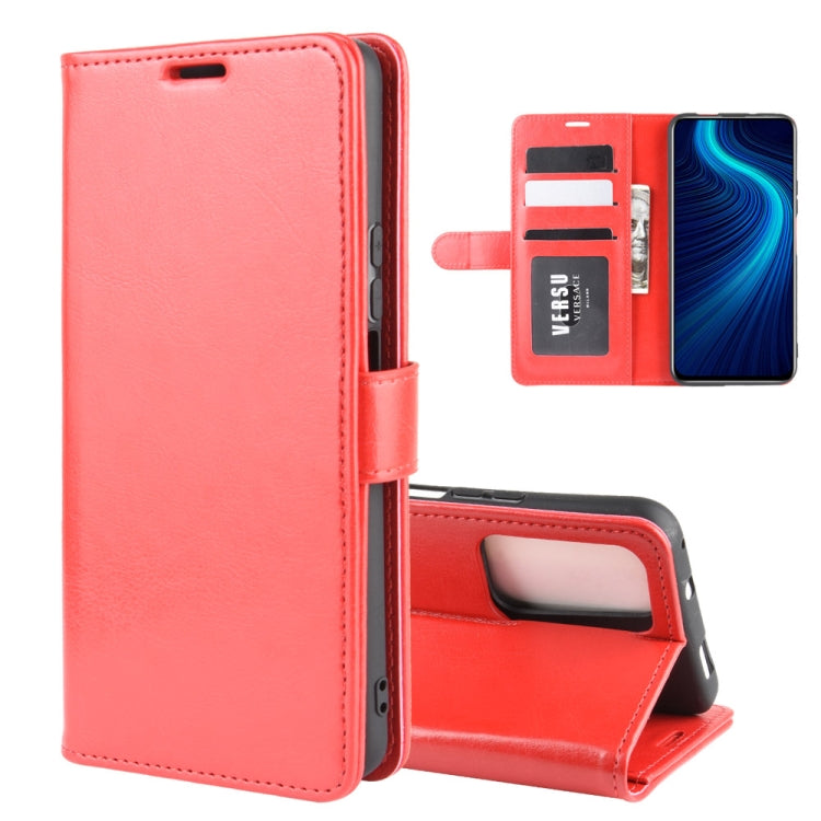 For Huawei Honor X10 5G R64 Texture Single Horizontal Flip Protective Case with Holder & Card Slots & Wallet& Photo Frame