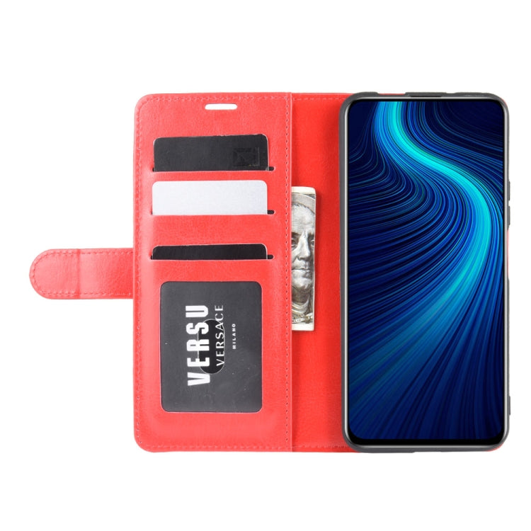 For Huawei Honor X10 5G R64 Texture Single Horizontal Flip Protective Case with Holder & Card Slots & Wallet& Photo Frame