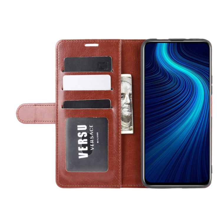 For Huawei Honor X10 5G R64 Texture Single Horizontal Flip Protective Case with Holder & Card Slots & Wallet& Photo Frame