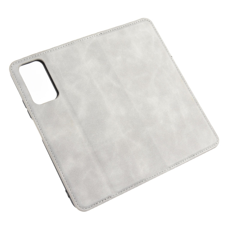 For Huawei Honor X10 5G Retro-skin Business Magnetic Suction Leather Case with Holder & Card Slots & Wallet