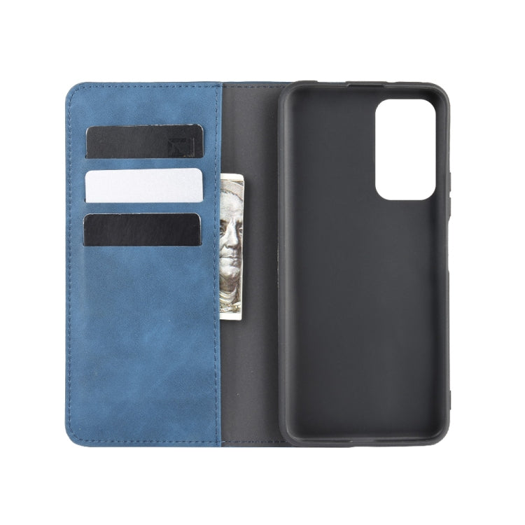 For Huawei Honor X10 5G Retro-skin Business Magnetic Suction Leather Case with Holder & Card Slots & Wallet