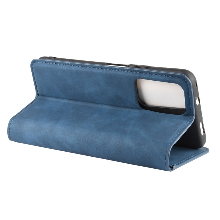 For Huawei Honor X10 5G Retro-skin Business Magnetic Suction Leather Case with Holder & Card Slots & Wallet