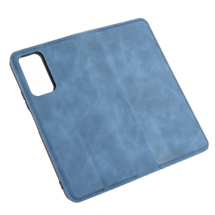 For Huawei Honor X10 5G Retro-skin Business Magnetic Suction Leather Case with Holder & Card Slots & Wallet