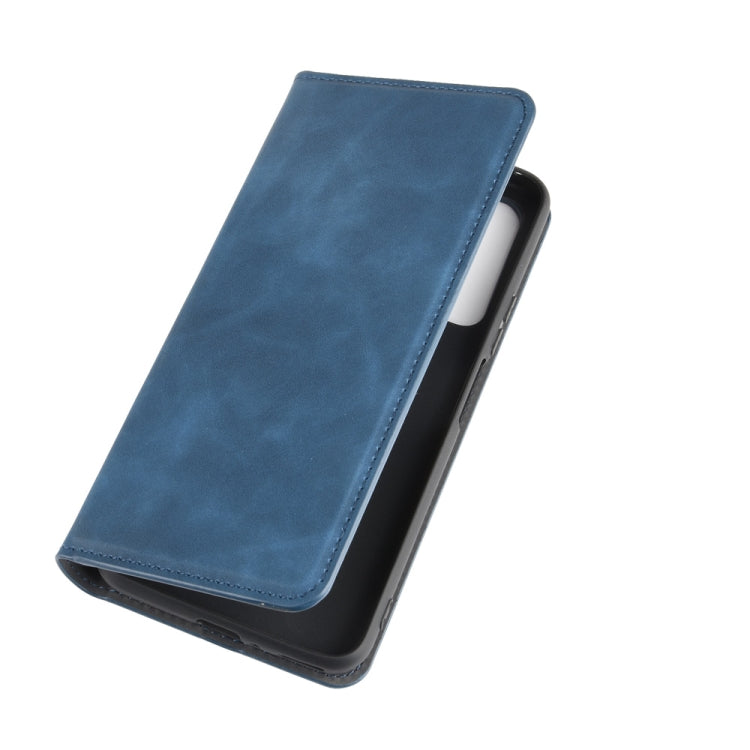For Huawei Honor X10 5G Retro-skin Business Magnetic Suction Leather Case with Holder & Card Slots & Wallet