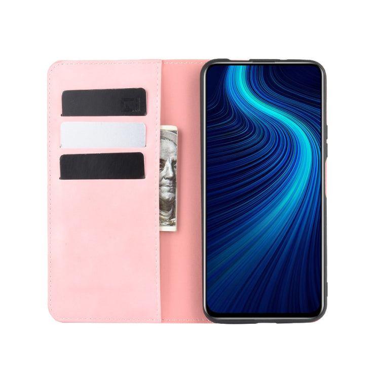 For Huawei Honor X10 5G Retro-skin Business Magnetic Suction Leather Case with Holder & Card Slots & Wallet