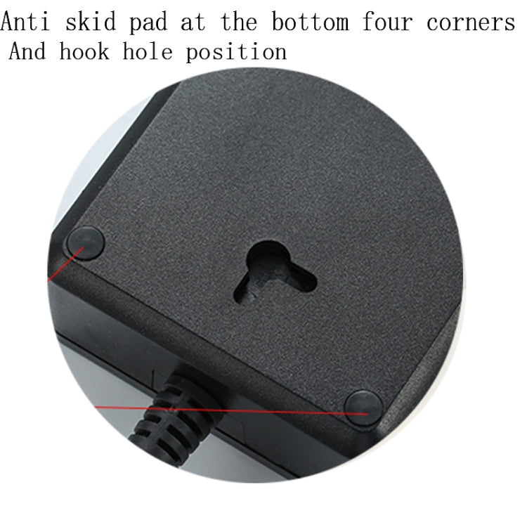 T09 3000W High Power Multi-Function Plug-in 3-Hole International Universal Jack + 6 USB Intelligent Charging UK PLUG