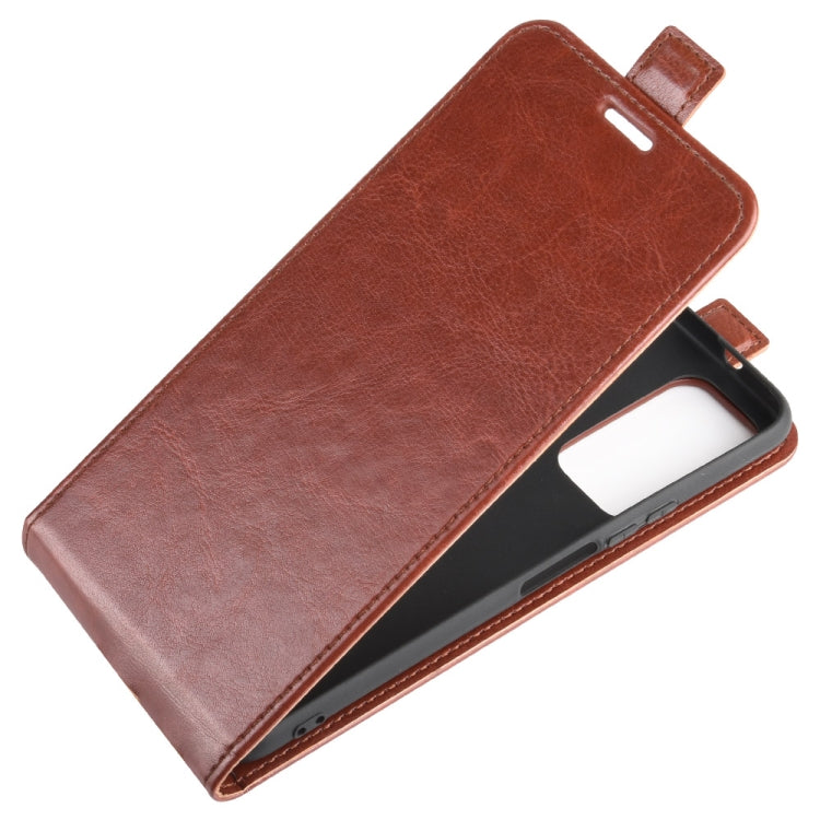 For Huawei Honor X10 5G R64 Texture Single Vertical Flip Leather Protective Case with Card Slots & Photo Frame