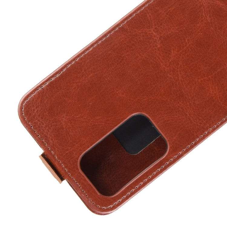 For Huawei Honor X10 5G R64 Texture Single Vertical Flip Leather Protective Case with Card Slots & Photo Frame