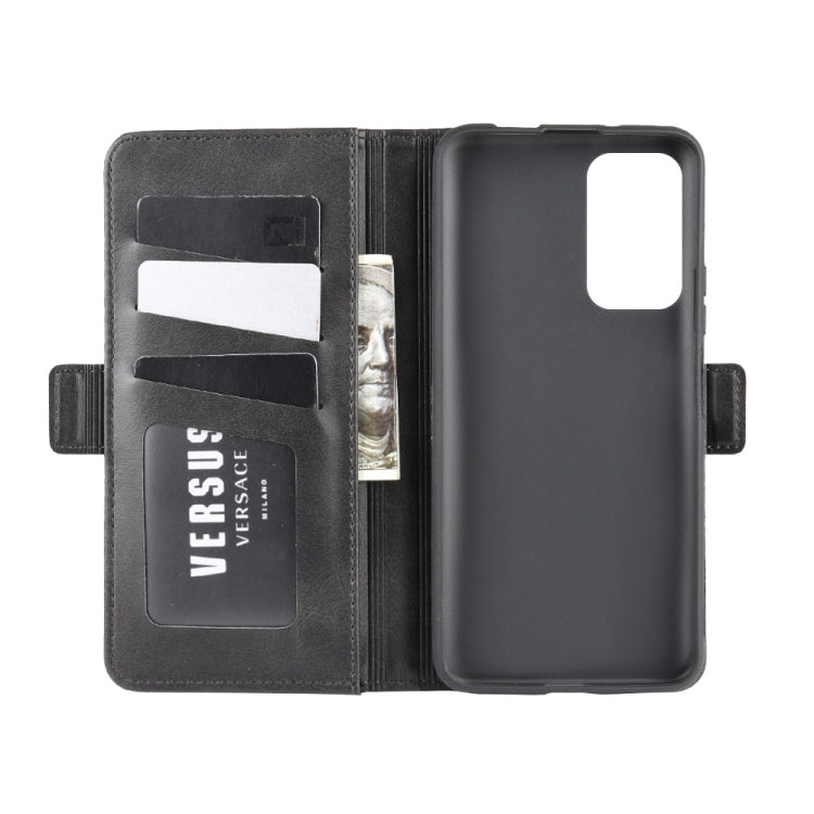 For Huawei Honor X10 5G Dual-side Magnetic Buckle Horizontal Flip Leather Case with Holder & Card Slots & Wallet