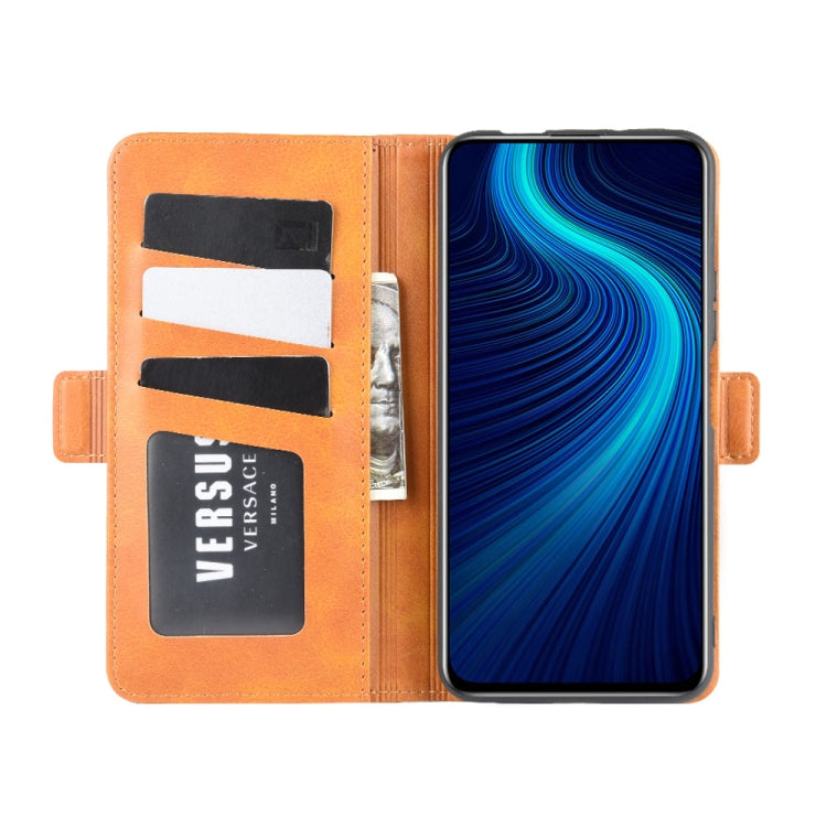 For Huawei Honor X10 5G Dual-side Magnetic Buckle Horizontal Flip Leather Case with Holder & Card Slots & Wallet