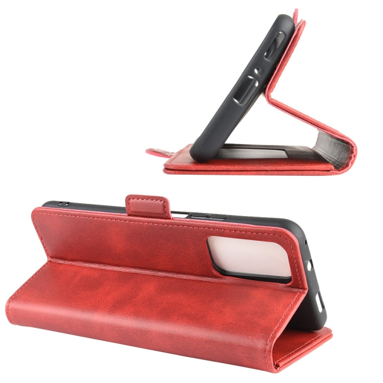 For Huawei Honor X10 5G Dual-side Magnetic Buckle Horizontal Flip Leather Case with Holder & Card Slots & Wallet