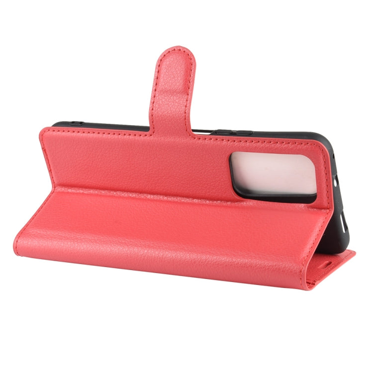 For Huawei Honor X10 5G Litchi Texture Horizontal Flip Protective Case with Holder & Card Slots & Wallet