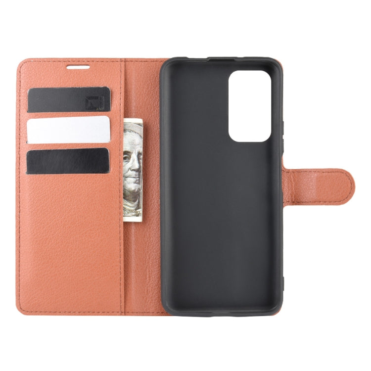 For Huawei Honor X10 5G Litchi Texture Horizontal Flip Protective Case with Holder & Card Slots & Wallet