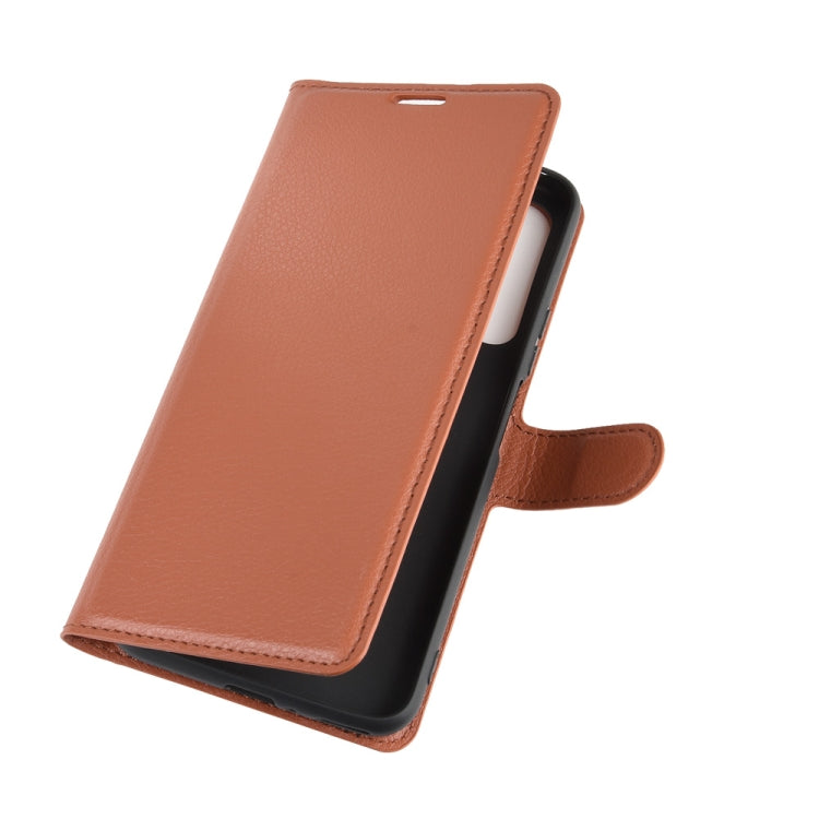 For Huawei Honor X10 5G Litchi Texture Horizontal Flip Protective Case with Holder & Card Slots & Wallet