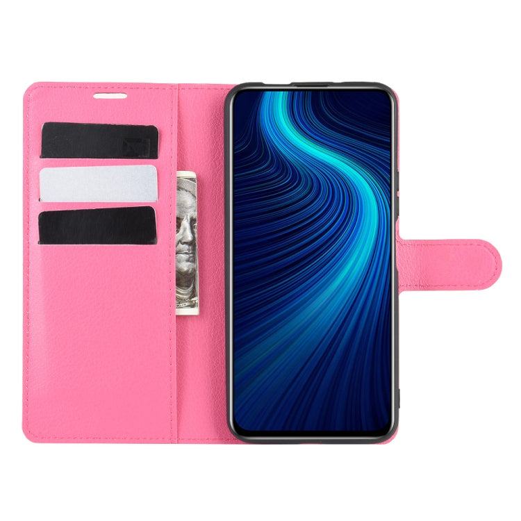For Huawei Honor X10 5G Litchi Texture Horizontal Flip Protective Case with Holder & Card Slots & Wallet