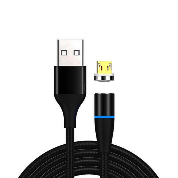 3A USB to Micro USB Fast Charging + 480Mbps Data Transmission Mobile Phone Magnetic Suction Fast Charging Data Cable, Cable Length: 1m