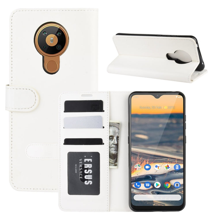 For Nokia 5.3 R64 Texture Single Horizontal Flip Protective Case with Holder & Card Slots & Wallet& Photo Frame