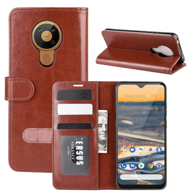 For Nokia 5.3 R64 Texture Single Horizontal Flip Protective Case with Holder & Card Slots & Wallet& Photo Frame