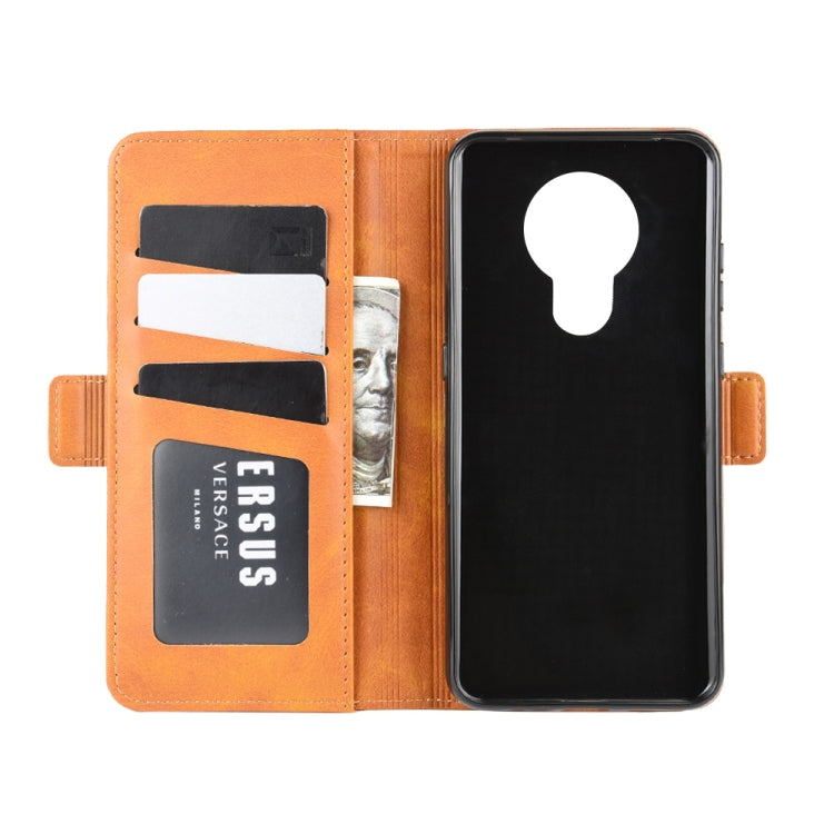 For Nokia 5.3 Dual-side Magnetic Buckle Horizontal Flip Leather Case with Holder & Card Slots & Wallet