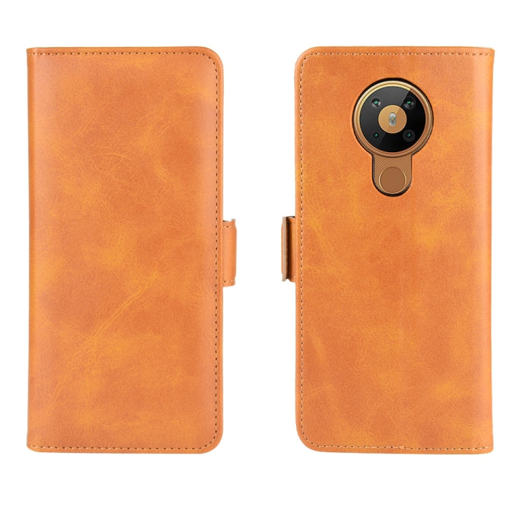 For Nokia 5.3 Dual-side Magnetic Buckle Horizontal Flip Leather Case with Holder & Card Slots & Wallet