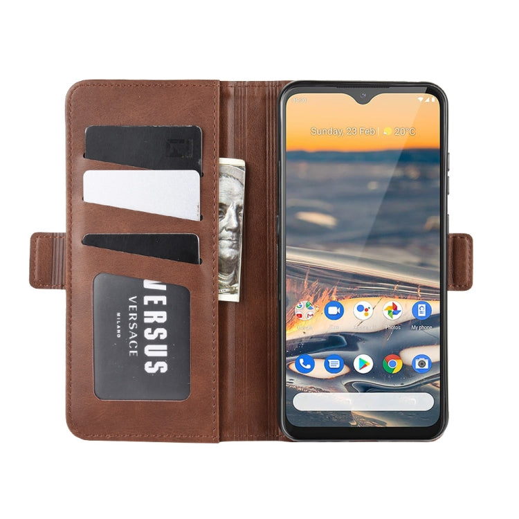 For Nokia 5.3 Dual-side Magnetic Buckle Horizontal Flip Leather Case with Holder & Card Slots & Wallet
