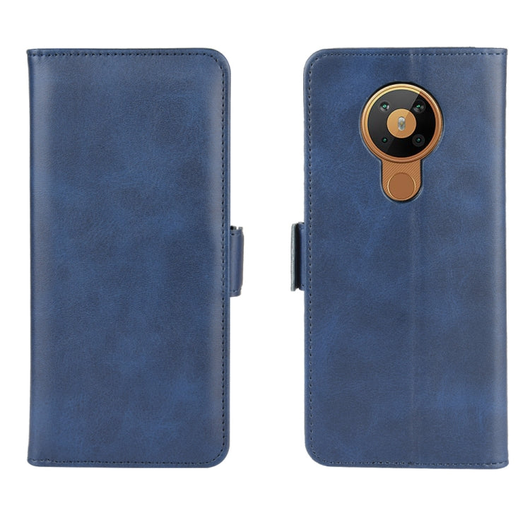 For Nokia 5.3 Dual-side Magnetic Buckle Horizontal Flip Leather Case with Holder & Card Slots & Wallet