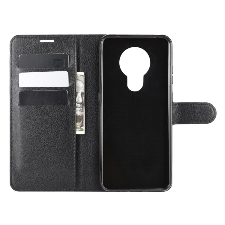 For Nokia 5.3 Litchi Texture Horizontal Flip Protective Case with Holder & Card Slots & Wallet