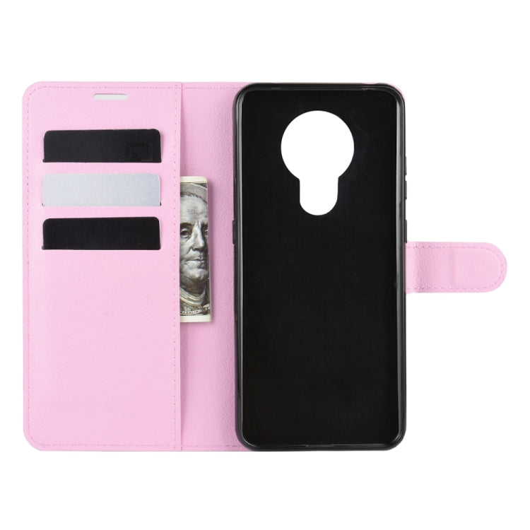 For Nokia 5.3 Litchi Texture Horizontal Flip Protective Case with Holder & Card Slots & Wallet