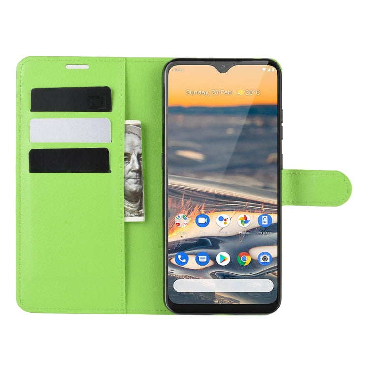 For Nokia 5.3 Litchi Texture Horizontal Flip Protective Case with Holder & Card Slots & Wallet