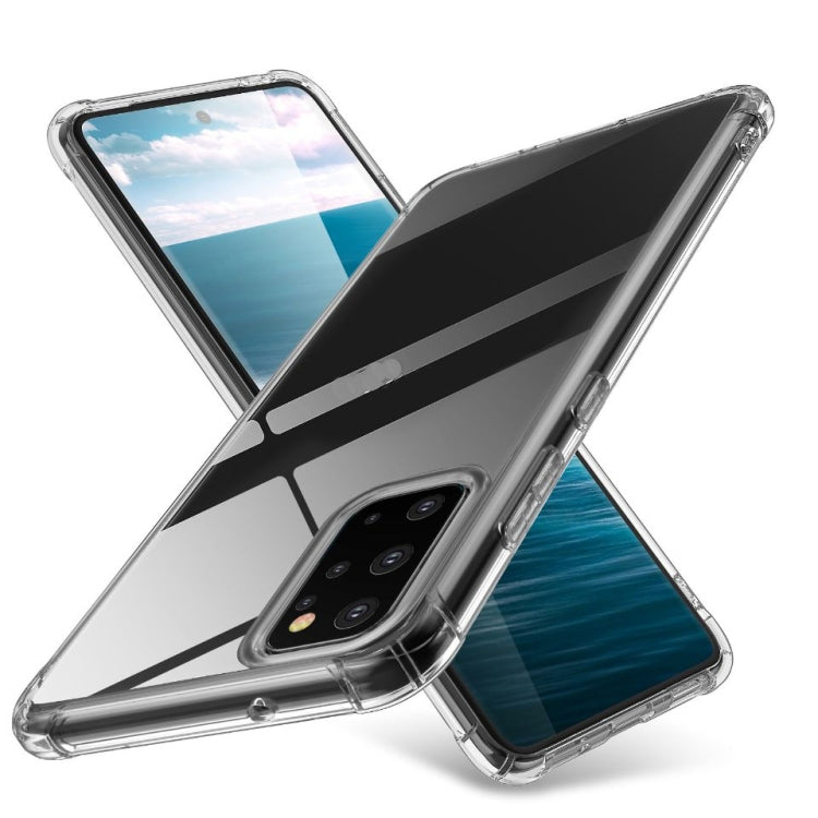 For Galaxy A51/M40S Four-Corner Anti-Drop Ultra-Thin Transparent TPU Phone Case(Transparent)