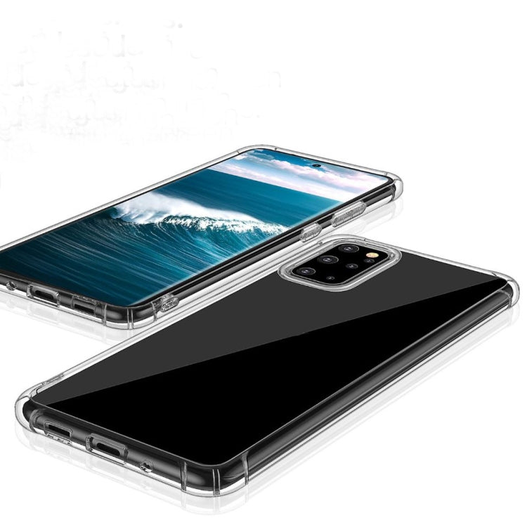 For Galaxy A51/M40S Four-Corner Anti-Drop Ultra-Thin Transparent TPU Phone Case(Transparent)