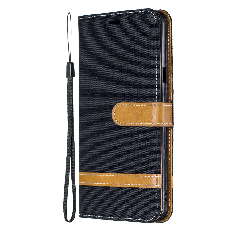 Color Matching Denim Texture Leather Case for LG Stylo 5, with Holder & Card Slots & Wallet & Lanyard