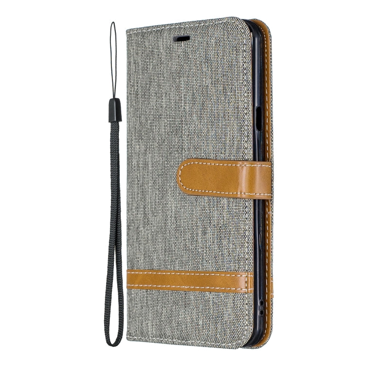 Color Matching Denim Texture Leather Case for LG Stylo 5, with Holder & Card Slots & Wallet & Lanyard