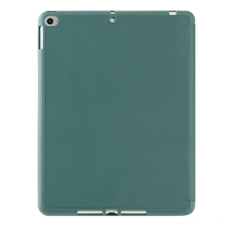 For iPad 9.7(2018) / (2017) / Air 2 / Air Honeycomb Ventilation Foldable Deformation Horizontal Flip PU Leather Case with 3-Folding Holder & Pen Slot  & Smart Sleep / Wake-up