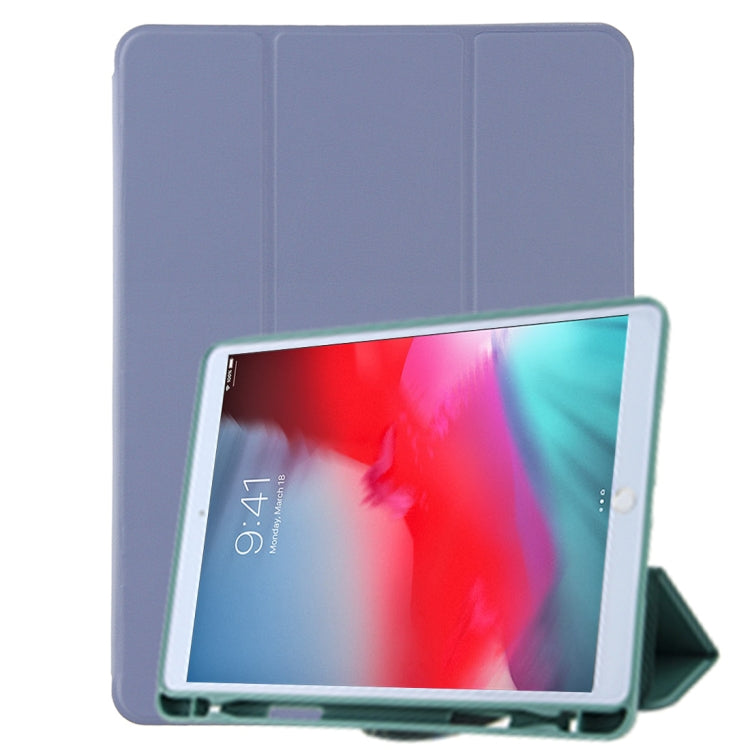 For iPad 9.7(2018) / (2017) / Air 2 / Air Honeycomb Ventilation Foldable Deformation Horizontal Flip PU Leather Case with 3-Folding Holder & Pen Slot  & Smart Sleep / Wake-up