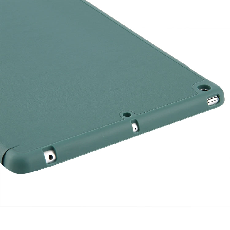 For iPad 10.2 Honeycomb Ventilation Foldable Deformation Horizontal Flip PU Leather Case with 3-Folding Holder & Pen Slot & Smart Sleep / Wake-up