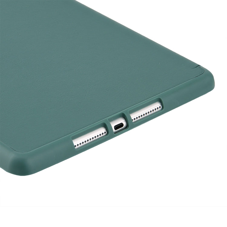 For iPad 10.2 Honeycomb Ventilation Foldable Deformation Horizontal Flip PU Leather Case with 3-Folding Holder & Pen Slot & Smart Sleep / Wake-up