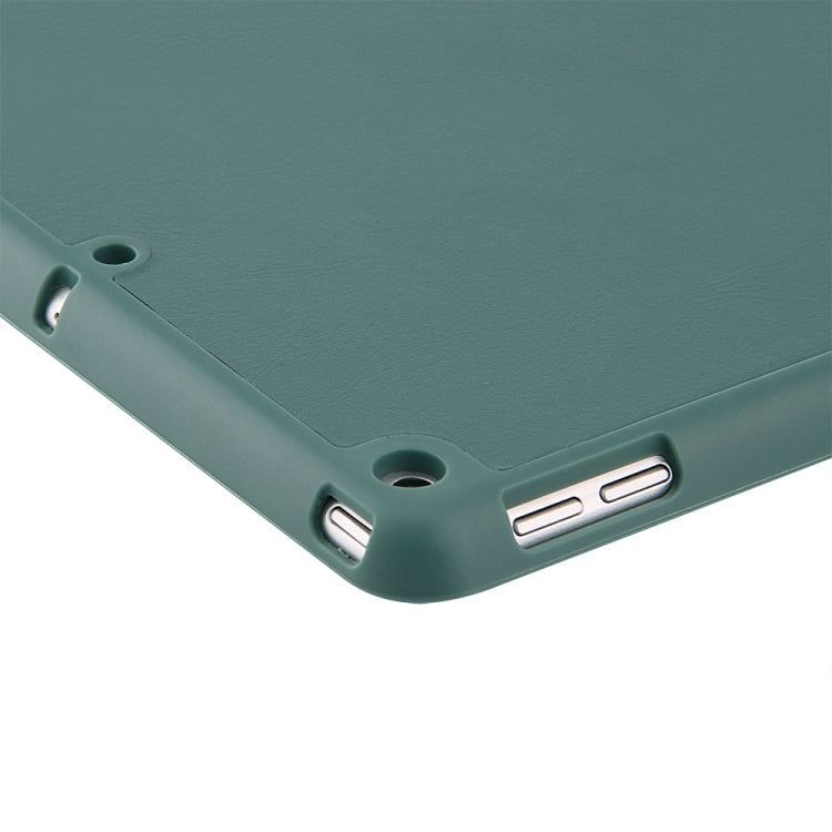 For iPad 10.2 Honeycomb Ventilation Foldable Deformation Horizontal Flip PU Leather Case with 3-Folding Holder & Pen Slot & Smart Sleep / Wake-up