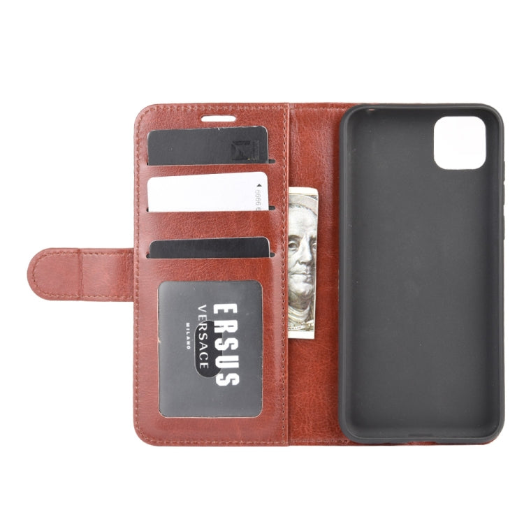 For Huawei Y5p/Honor 9S R64 Texture Single Horizontal Flip Protective Case with Holder & Card Slots & Wallet& Photo Frame