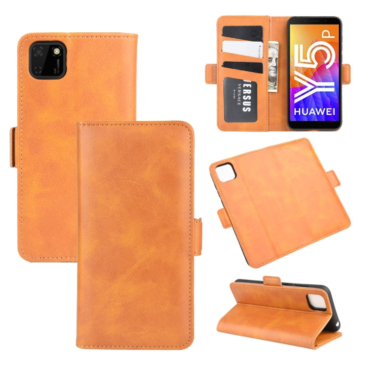 For Huawei Y5p/Honor 9S Dual-side Magnetic Buckle Horizontal Flip Leather Case with Holder & Card Slots & Wallet