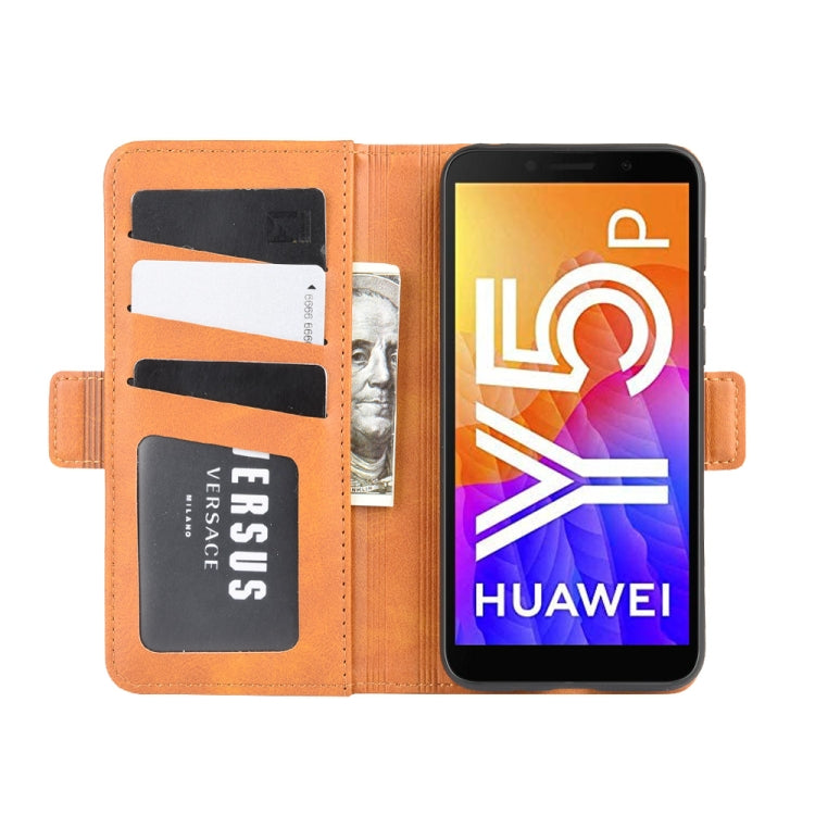 For Huawei Y5p/Honor 9S Dual-side Magnetic Buckle Horizontal Flip Leather Case with Holder & Card Slots & Wallet