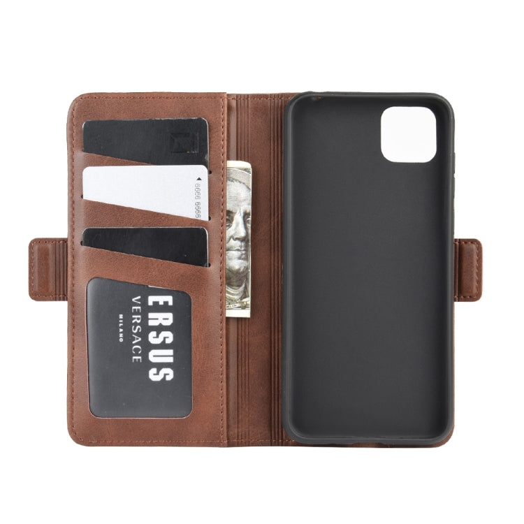 For Huawei Y5p/Honor 9S Dual-side Magnetic Buckle Horizontal Flip Leather Case with Holder & Card Slots & Wallet