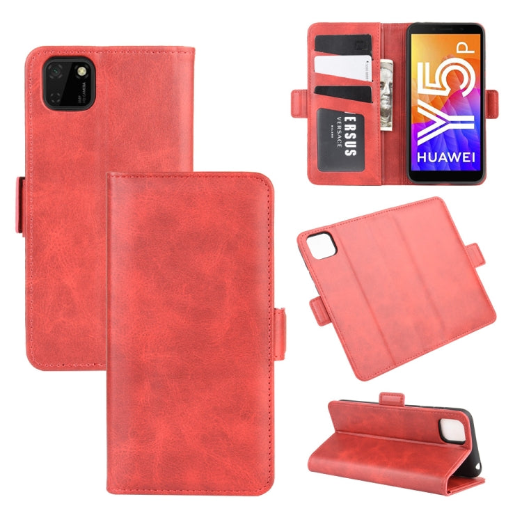 For Huawei Y5p/Honor 9S Dual-side Magnetic Buckle Horizontal Flip Leather Case with Holder & Card Slots & Wallet
